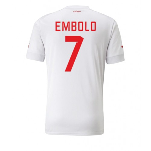 Sveits Breel Embolo #7 Bortedrakt VM 2022 Kortermet